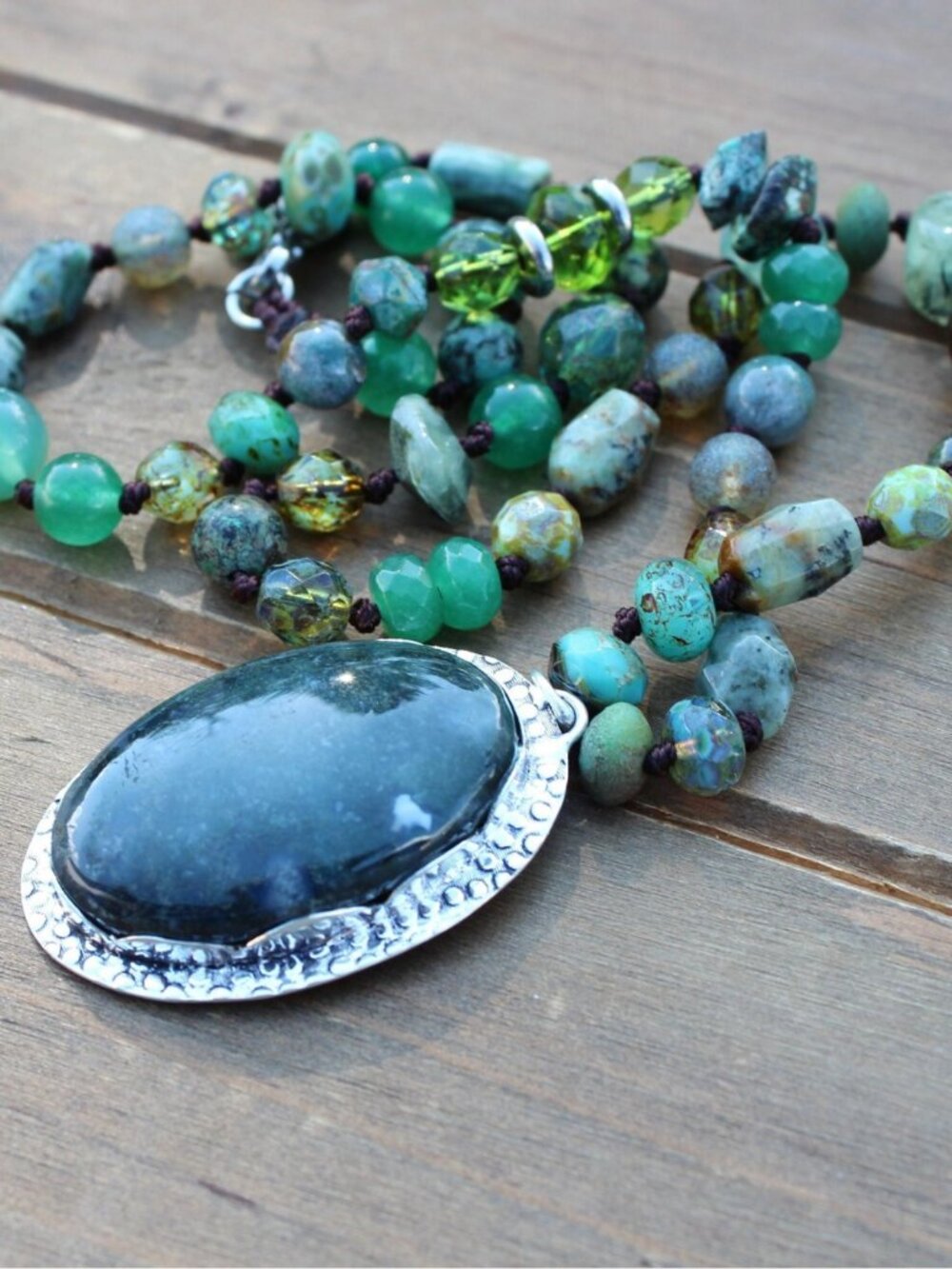 Mixed Gemstone Elegant Necklace
